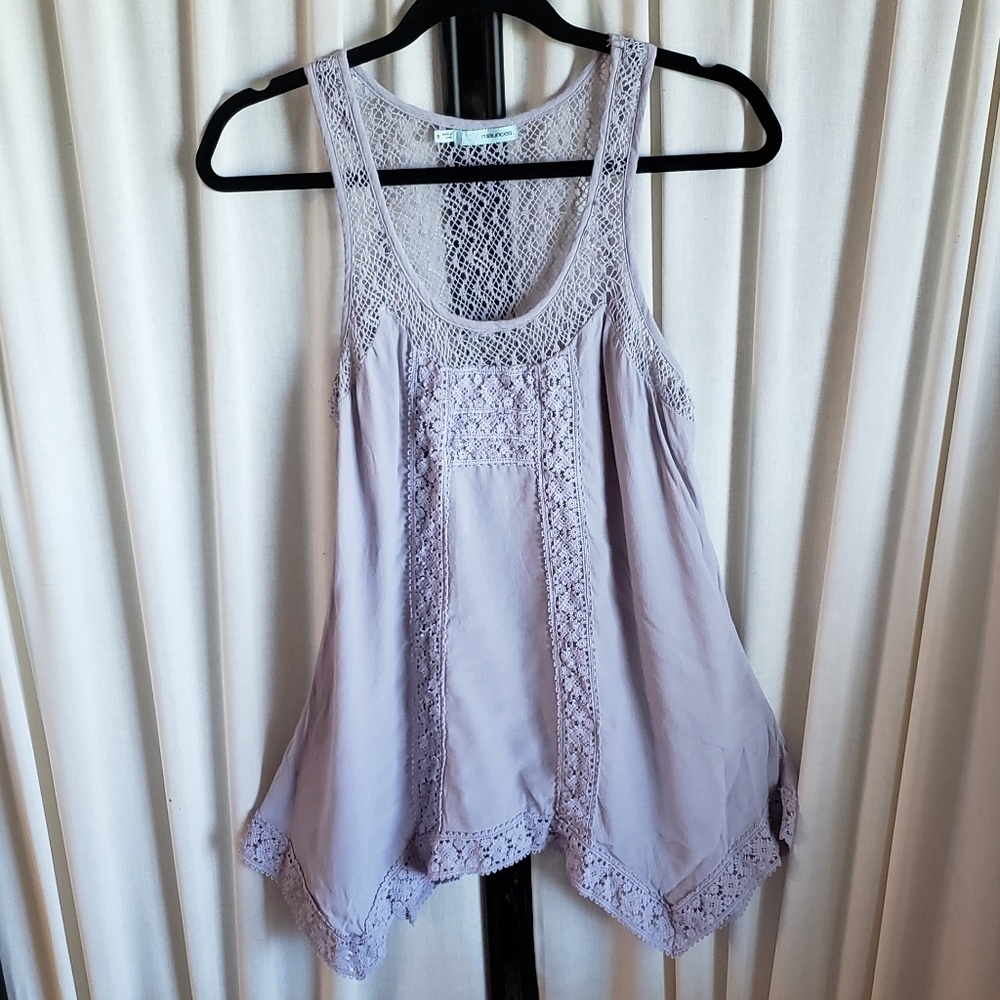 Maurices size small lavender gray sleeveless top